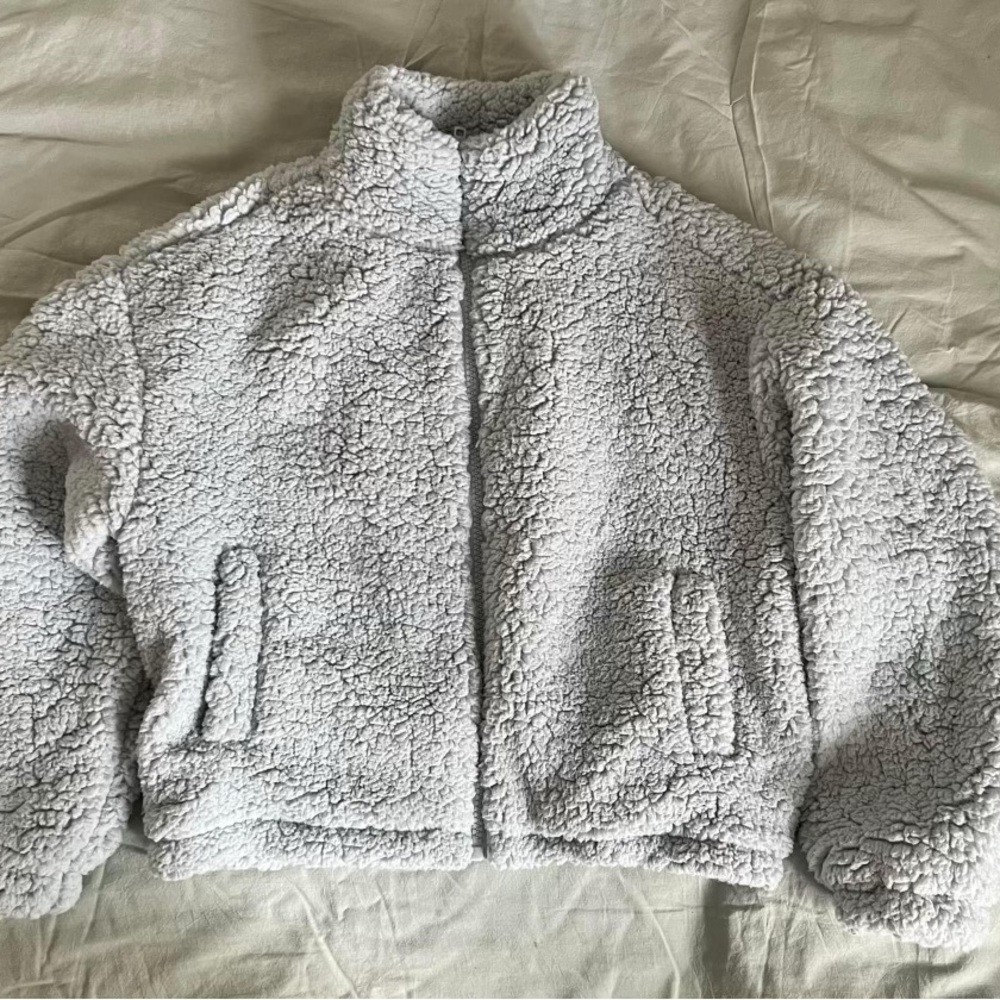 Women’s Sherpa jacket cropped